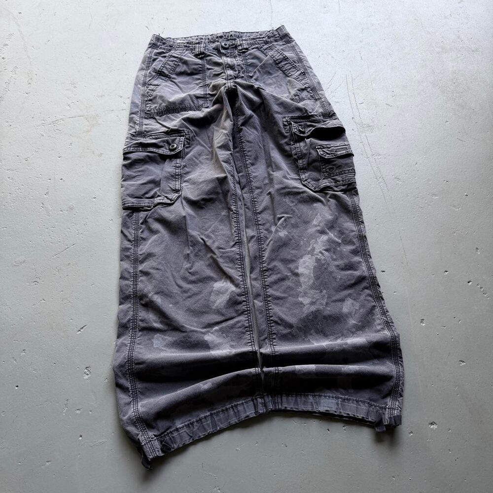 Y2K American Eagle Cargo Pants Dark Gray Size 4 Utility